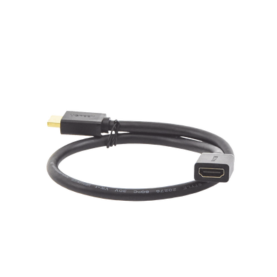 Cable extensor HDMI de 0.5M / 4K@60Hz / 3D / HDR / Macho a Hembra / Núcleo de cobre estañado / Transmisión estable.