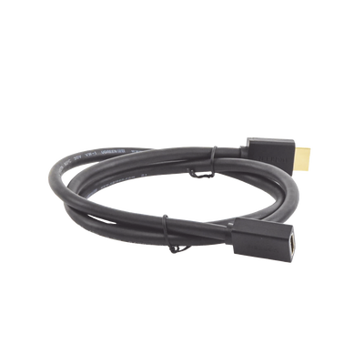 Cable extensor HDMI de 1 M / 4K@60Hz / 3D / HDR / Macho a Hembra / Núcleo de cobre estañado / Transmisión estable.