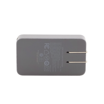 Cargador Ultra Slim 65W Nexode Pro| Diseño de Pared Plano | 3 Puertos de Carga Rápida | 2 USB-C | 1 USB-A | Tecnología GaNInfinity | PD3.1 de 65W / QC4.0 | Tecnología de Protección Térmica | Optimiza la Carga | Ca