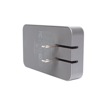 Cargador Ultra Slim 65W Nexode Pro| Diseño de Pared Plano | 3 Puertos de Carga Rápida | 2 USB-C | 1 USB-A | Tecnología GaNInfinity | PD3.1 de 65W / QC4.0 | Tecnología de Protección Térmica | Optimiza la Carga | Ca