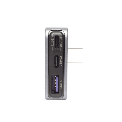Cargador Ultra Slim 65W Nexode Pro| Diseño de Pared Plano | 3 Puertos de Carga Rápida | 2 USB-C | 1 USB-A | Tecnología GaNInfinity | PD3.1 de 65W / QC4.0 | Tecnología de Protección Térmica | Optimiza la Carga | Ca