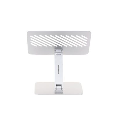 Soporte de Aluminio para Laptop | Ajustable 180° | Soporta Laptops de 10 a 17.3''| Capacidad de Carga 5Kg | Excelente Estabilidad | Diseño Para Alta Disipación de Calor | Altura y Angulo Ajustable | Plegable y Portátil.