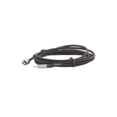 Cable USB-C a USB-C | 2 Metros | Transferencia de datos de 480 Mbps | Carga Rápida de hasta 60W | QC 4.0/3.0/2.0 | PD3.0 | FPC | AFC | Protección Integrada | Caja de Aluminio | Nylon Trenzado | Color Negro | 2 años de Garantía.