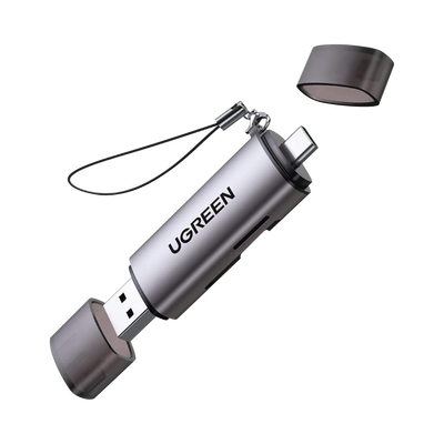 Lector de Tarjetas USB-C OTG, USB-A 5Gbps para TF, SD, Micro SD, SDXC, SDHC, MMC, RS-MMC, Micro SDXC, Micro SDHC, UHS-I,