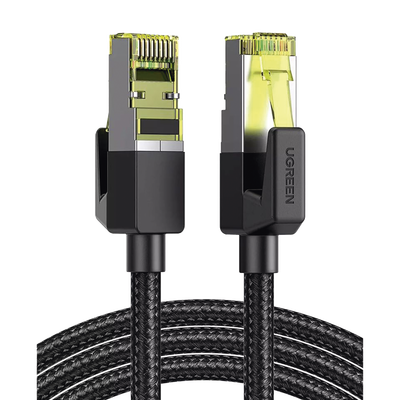 Cable Ethernet Cat7 CLASSⅠF/FTP Redondo con Malla de Nylon 2 Metros