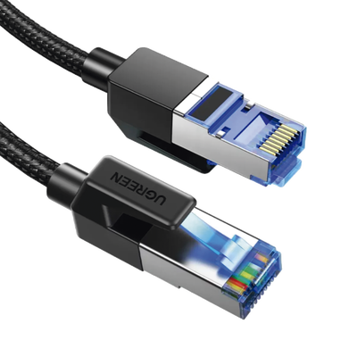 Cable Ethernet Cat8 CLASSⅠF/FTP Redondo con Malla de Nylon 2 Metros