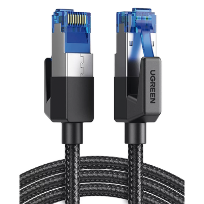 Cable Ethernet Cat8 CLASSⅠF/FTP Redondo con Malla de Nylon 2 Metros