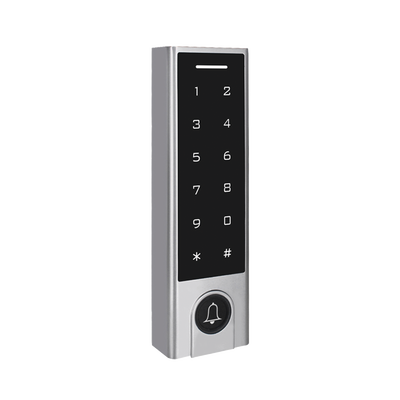 Mini Controlador de Acceso con Teclado Inalámbrico / Cuenta con Botón de Salida Inalámbrico / Soporta Tarjeta y Contraseña / Cuenta con Botón de Timbre