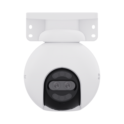 Cámara PT / Wi-Fi / Lente Dual / Panorámica 360° / Resolución 4K / Visión Nocturna ColorFULL / IA Detección de Humanos y Vehiculos / Alarma con Sirena y Luz / IP65