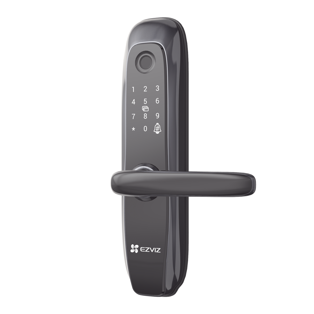 Cerradura Inteligente / Protocolo Zigbee / Códigos Temporales Para Visitantes / Lectura de Huella / Lectura de Tag / Contraseña / Botón para Timbrar / Alarma Anti-intrusión / Uso en Interior / Incluye HUB