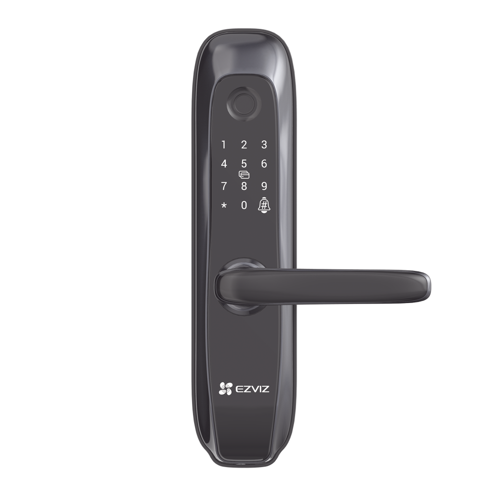 Cerradura Inteligente / Protocolo Zigbee / Códigos Temporales Para Visitantes / Lectura de Huella / Lectura de Tag / Contraseña / Botón para Timbrar / Alarma Anti-intrusión / Uso en Interior / Incluye HUB