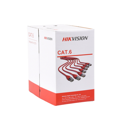 Bobina de cable UTP 305 mts / Cat6 (23 AWG) / Color Gris / PVC (CM) / Uso en Interior / 100% Cobre / Aplicaciones de CCTV y Redes de Datos