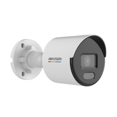 Bala IP 2 Megapixel / ACUSENSE Lite (Detección de Movimiento en Humanos y Vehículos) / Lente 2.8 mm / Luz Blanca 30 mts / Imagen a Color 24/7 / Exterior IP67 / WDR 120 dB / PoE / ONVIF