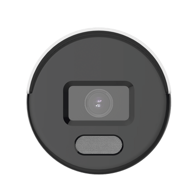 Bala IP 2 Megapixel / ACUSENSE Lite (Detección de Movimiento en Humanos y Vehículos) / Lente 2.8 mm / Luz Blanca 30 mts / Imagen a Color 24/7 / Exterior IP67 / WDR 120 dB / PoE / ONVIF