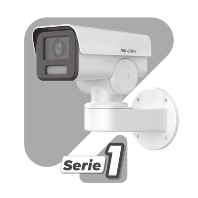 Bala IP PTZ 4 Megapixel / Lente Mot. 2.8 a 12 mm / Luz IR 50 mts / WDR 120 dB / PoE / IP66 / Microfono Integrado / Micro SD / Ultra Baja Iluminación