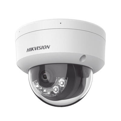 Domo IP 2 Megapixel / Lente 2.8 mm / 30 mts IR EXIR / Exterior IP67 / IK10 / WDR 120 dB / PoE / ACUSENSE (Evita Falsas Alarmas) / ONVIF / MicroSD