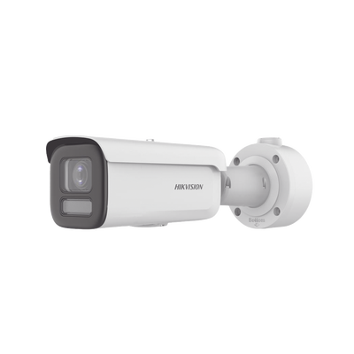 Bala IP 4 Megapixel / Lente Mot. 2.7 a 13.5 mm / Dual Light (60 mts IR + 60 mts Luz Blanca ) / Darkfighter S / Exterior IP67 / IK10 / WDR 130 dB / AcuSense / Captura Facial / HEOP