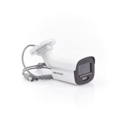 Bala TURBOHD 2 Megapixel (1080p) / Imagen a Color 24/7 (ColorVu) / Lente 2.8 mm / METAL / Luz Blanca 20 mts / Exterior IP67 / TVI-AHD-CVI-CVBS / dWDR