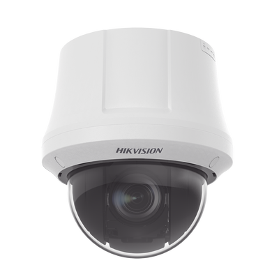 PTZ IP 8 Megapixel / 25X Zoom / Uso en Plafon / IP54 / DARKFIGHTER / ACUSENSE (Evita Falsas Alarmas) / WDR 120 dB / Audio y Alarmas I/O / HLC / EIS / PoE+ / Micro SD