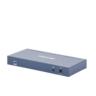 Switch PoE+ / No Administrable / 7 Puertos 10/100 Mbps PoE+(30 W) / 1 Puerto 100 Mbps PoE++ (60 W) / 2 Puertos 10/100/1000 Mbps / PoE hasta 250 Metros / 110 W