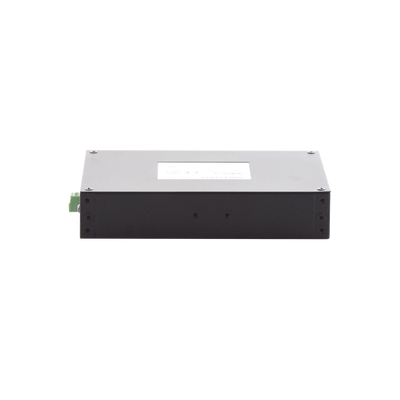 Switch Industrial No Administrable Gigabit / 3 Puertos Gigabit PoE+ (30 W) + 1 Puerto Gigabit PoE++ (60 W) / 2 Puertos SFP / 65 W Total / 48 a 57 VCD / Ideal para Proyectos