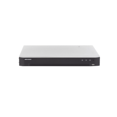 DVR 32 Canales TurboHD + 2 Canales IP / 2 Megapixel (1080p) Lite / Acusense (Evita Falsas Alarmas) / Audio por Coaxitron / H.265+ / Salida de Video en Full HD