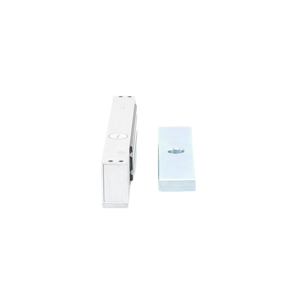 Chapa Magnética de 617 Lbs (280 Kg) / Montaje en Puerta Normal o de Vidrio / Certificado CE / Uso en Interior / Indicador LED / Magnetismo Anti-residual