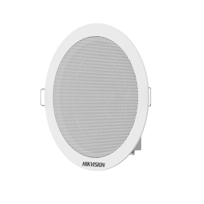 Altavoz Montaje en Plafón / 6 Watts / 100 V / Rejilla de Metal / Color Blanco / Uso Interior