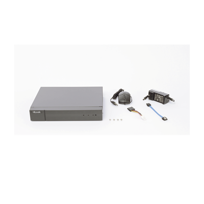 DVR 16 Canales TurboHD + 16 Canales IP / 5 Megapíxel Reales y 3K Reales / Audio por Coaxitron / 2 Bahías de Disco Duro / H.265+ / Salida en Full HD