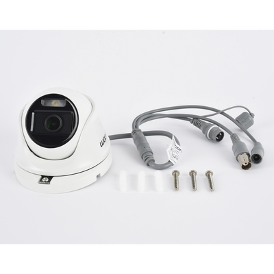 Eyeball TURBOHD 2 Megapíxel (1080p) / Lente 2.8 mm / ColorVu / Microfono Integrado / Imagen a Color 24/7 / METAL / Luz Blanca 20 mts / Exterior IP66 / TVI-AHD-CVI-CVBS / dWDR