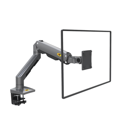 Montaje de Escritorio Articulado para Monitores de 27-45" / Soporta hasta 15 kg / Vesa 75 x 75 / 100 x 100 / Acero / Giro: 360°