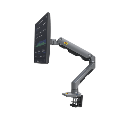 Montaje de Escritorio Articulado para Monitores de 27-45" / Soporta hasta 15 kg / Vesa 75 x 75 / 100 x 100 / Acero / Giro: 360°
