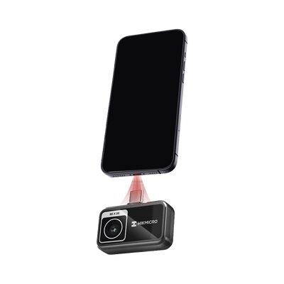 MINIE - Cámara Termográfica Portátil para Celulares (Android) / Conector Tipo USB - C / Lente 1.3 mm / IP40 / JPEG (Imagen) / Video (MP4) / Rango de Medición de -20°C a 400°C