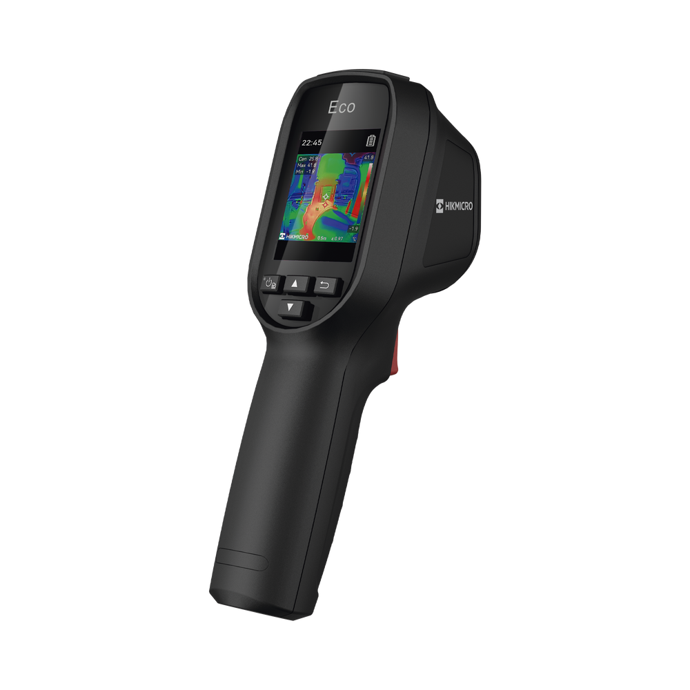 ECO - Cámara Termográfica Portátil / Resolución 96 x 96 / Lente 1.35 mm / Pantalla LCD 2.4" / IP54 / Memoria interna 4 Gb