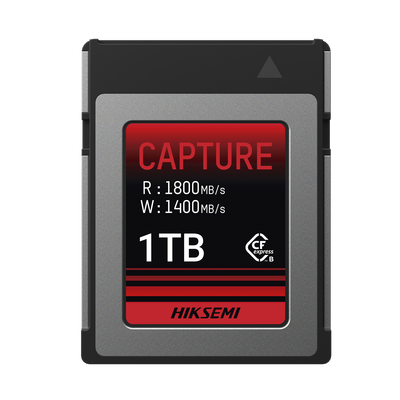 Memoria CFexpress tipo B / Clase 10 de 1 TB / Especializada para Cámaras de Fotografía y Video / 1800 MB/s Lectura / 1600 MB/s Escritura