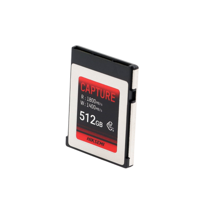 Memoria CFexpress tipo B / Clase 10 de 512 GB / Especializada para Cámaras de Fotografía y Video / 1800 MB/s Lectura / 1700 MB/s Escritura