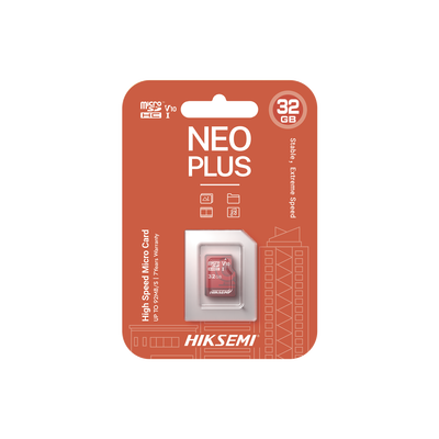 Memoria microSD / Clase 10 de 32 GB / Especializada Para Videovigilancia (Uso 24/7) / Compatibles con cámaras HIKVISION y Otras Marcas / 95 MB/s Lectura / 25 MB/s Escritura