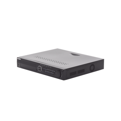DVR 32 Canales TurboHD + 16 Canales IP / 4 Megapixel / 4 Bahías de Disco Duro / POS / 4 Canales de Audio / Videoanalisis / 16 Entradas y 4 salidas de Alarma