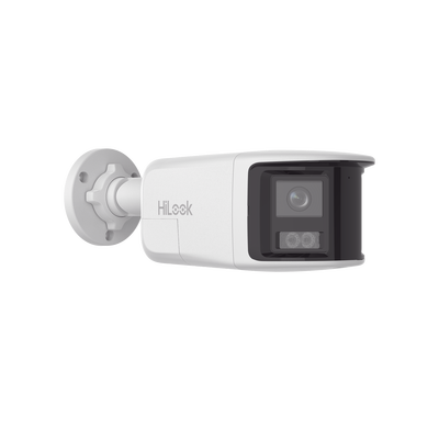 Bala IP 6 Megapíxel /Imagen Panorámica 180°/ Micro SD 512 GB / Resistencia IP67 / Audio Bidireccional / Alarma visual y auditiva Integrada / Smart Supplement Light