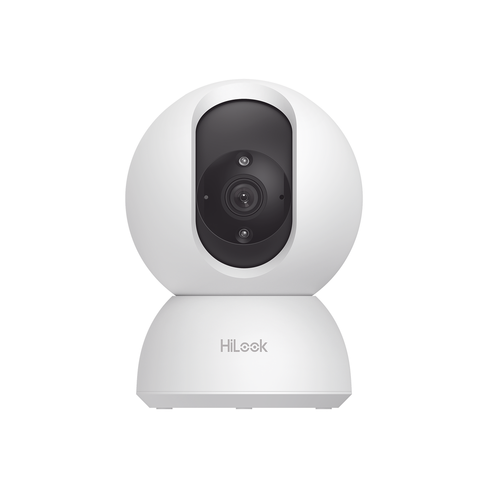 Mini Domo PT IP 2 Megapixel / Lente 4 mm / 10 mts IR / WiFi / Compatible con HiLook Vision App / Uso Residencial / Audio de Dos Vías / Memoria Micro SD / H.265+