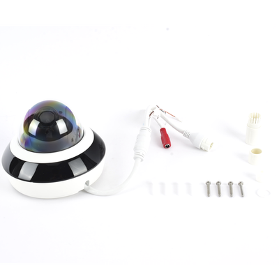 Mini Domo PTZ IP 4 Megapixel / 4X Zoom / H.265+ / 20 mts IR EXIR / WDR / PoE / IK10 / Exterior IP66 / Ultra Baja Iluminación / Micrófono Integrado / PoE