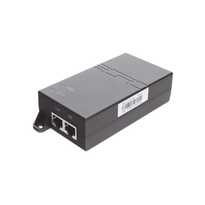 Inyector PoE estándar 802.3at Gigabit (53 V - 0.6 A - 30w)