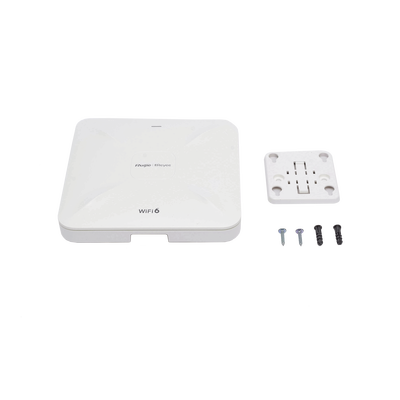 Punto de Acceso Wi-Fi 6 para Interior, se Instala en Techo o Pared, hasta 512 Usuarios y 1.7 Gbps, Doble Banda 802.11ax MU-MIMO 2x2