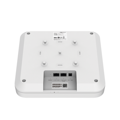 Punto de Acceso con doble puerto multi-gigabit 2.5G Wi-Fi 6 Interior en Techo hasta 5.9 Gbps, doble banda 802.11 AX6000 MU-MIMO 4x4