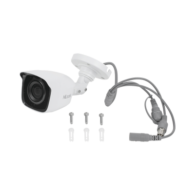 Bala TURBOHD 1 Megapixel (720p) / Gran Angular 92 grados / Lente 2.8 mm / CLIMAS EXTREMOS / IR EXIR Inteligente 20 mts / Exterior IP66 / dWDR / TVI-AHD-CVI-CVBS