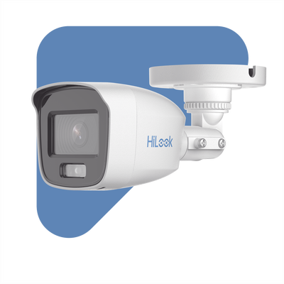 Bala TURBOHD 2 Megapixel (1080p) / Imagen a Color 24/7 / Lente 2.8 mm / Microfono Integrado / ColorVu Lite / Luz Blanca 20 mts / IP66 / Metálica