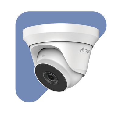 Turret TURBOHD 2 Megapixel (1080p) / Gran Angular 103 / Lente 2.8 mm / Audio por Coaxitron / 40 mts IR EXIR / Exterior IP66 / 4 Tecnologías / dWDR / Metal