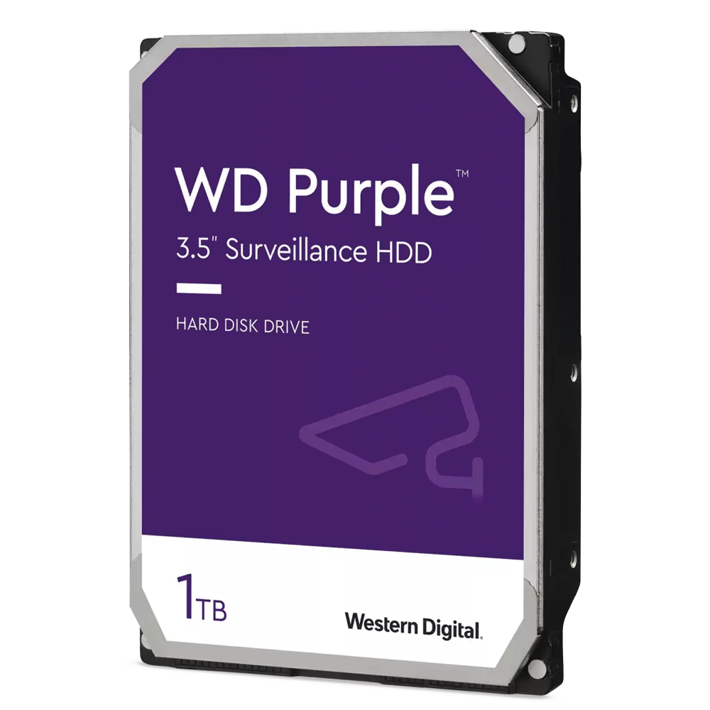 Disco Duro Purple de 1 TB / 5400 RPM / Optimizado para Soluciones de Videovigilancia / Uso 24-7 / 3 Años de Garantía