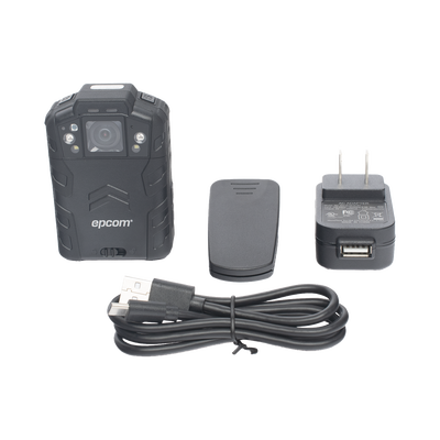 Body Camera para Seguridad / Hasta 48Megapixeles / Video HD 4 Megapixel / Descarga de Video Automática / GPS Interconstruido / Pantalla LCD