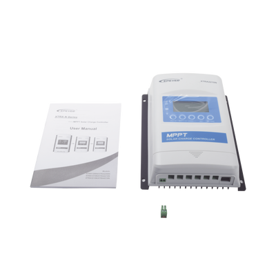 Controlador Solar MPPT 20A 12/24V, Máximo Voltaje de Circuito Abierto Voc 100Vcc, Configurable para Baterías de Litio